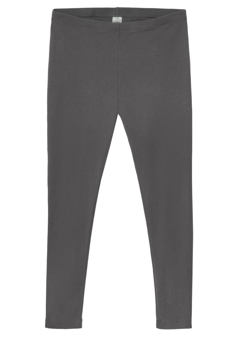 Women's Soft 100% Cotton Plus Size Leggings, Alternate, color, Concrete