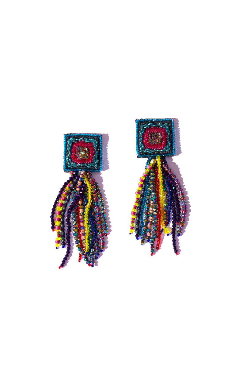 Simitri Multi Dune Earrings, Main, color, Multi