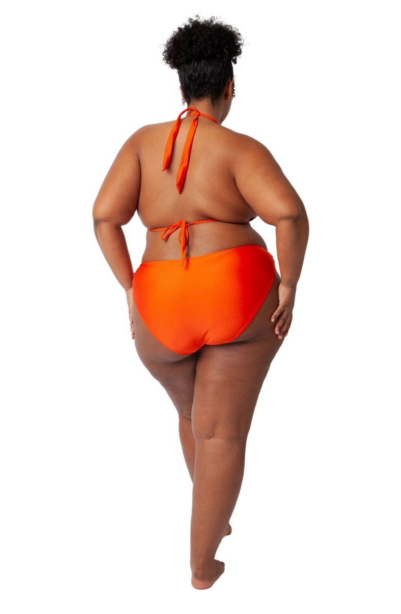 Villa Fresca Bianca Bikini Swim Bottoms, Alternate, color, Tangerine