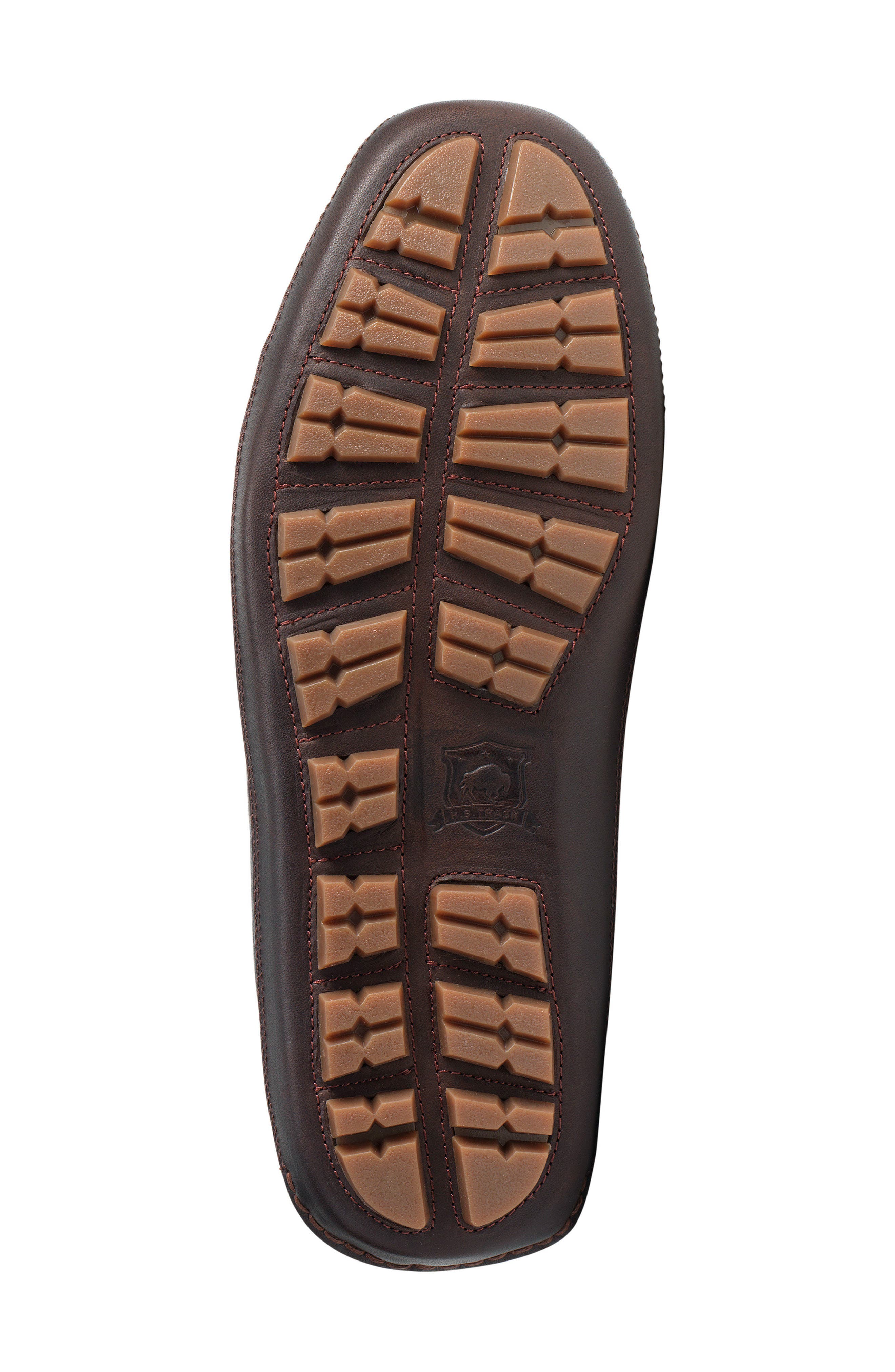 Trask Denton Driving Shoe with Genuine Shearling, Alternate, color, 