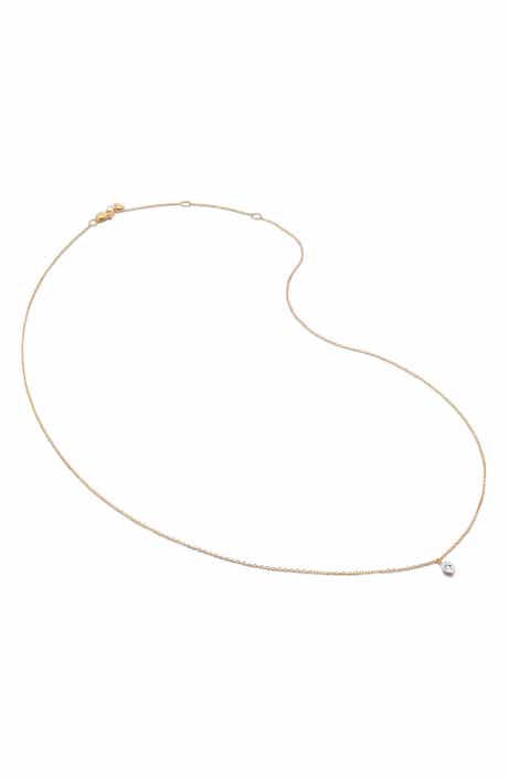 Monica Vinader Marquise Diamond Chain Bracelet