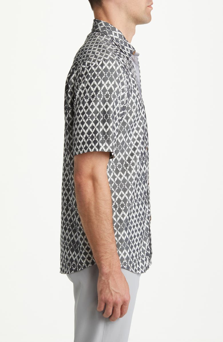 Tommy Bahama Mojito Bay Shibori Shores Short Sleeve Button-Up Shirt, Alternate, color,