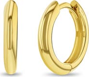 In Season Jewelry 14k Thick Polished Hoops