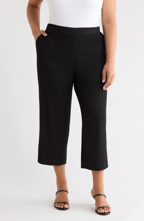 Crop Pull-On Pants (Plus)