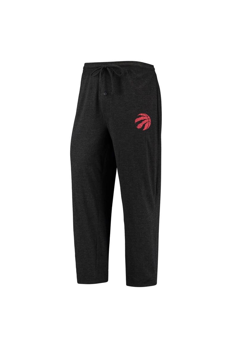 Men's Concepts Sport Black/Red Toronto Raptors Long Sleeve T-Shirt & Pants Sleep Set, Alternate, color, Black