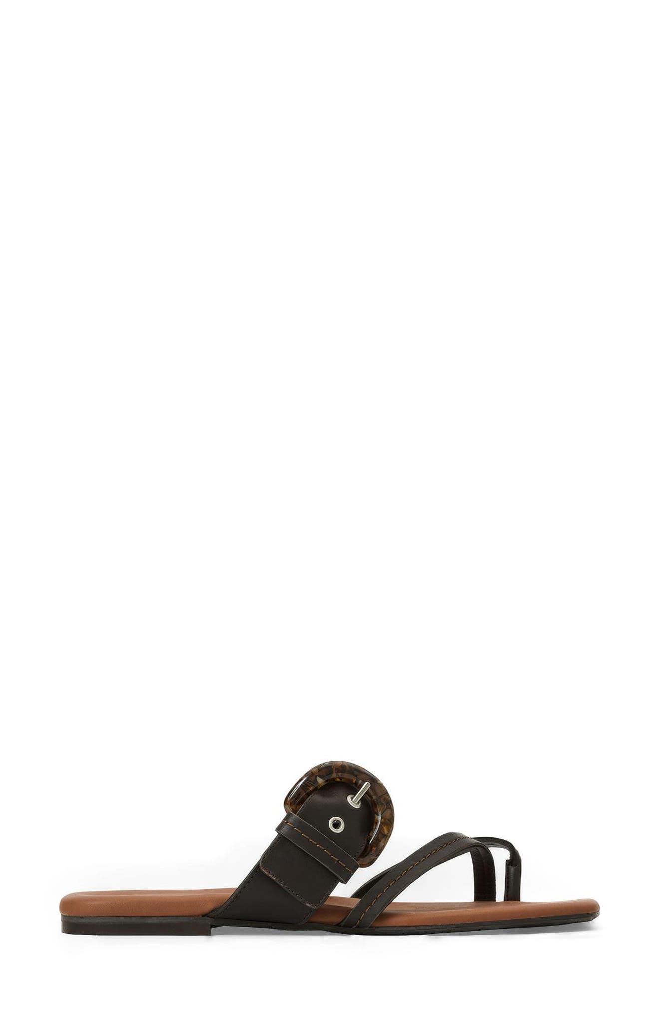 Asti Weatherproof Slide Sandal, Alternate, color, ESPRESSO LEATHER