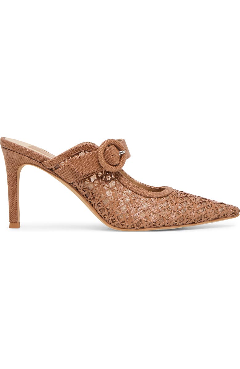 Dolce Vita Keekee Pointed Toe Pump, Alternate, color, Mid Brown Cross Hatc