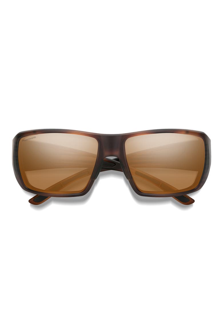 Guide's Choice 58mm ChromaPop™ Polarized Wraparound Sunglasses, Main, color, TORTOISE / COPPER