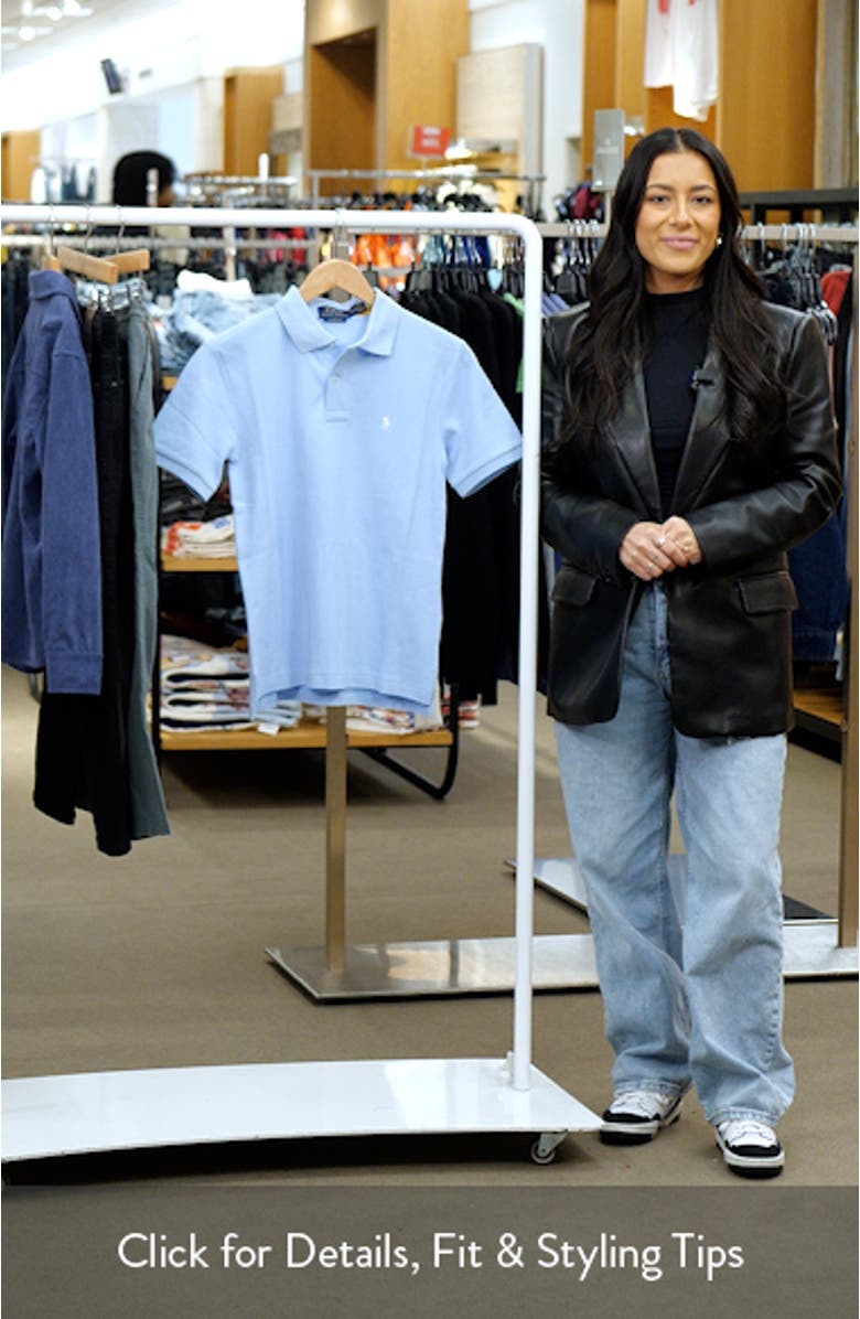 Kids' Solid Cotton Piqué Polo, sales video thumbnail