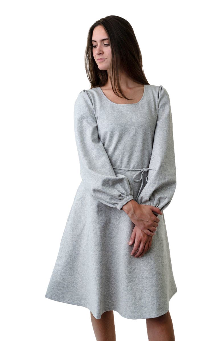 Hope & Henry Women's Fit and Flare Ponte Dress, Main, color, 