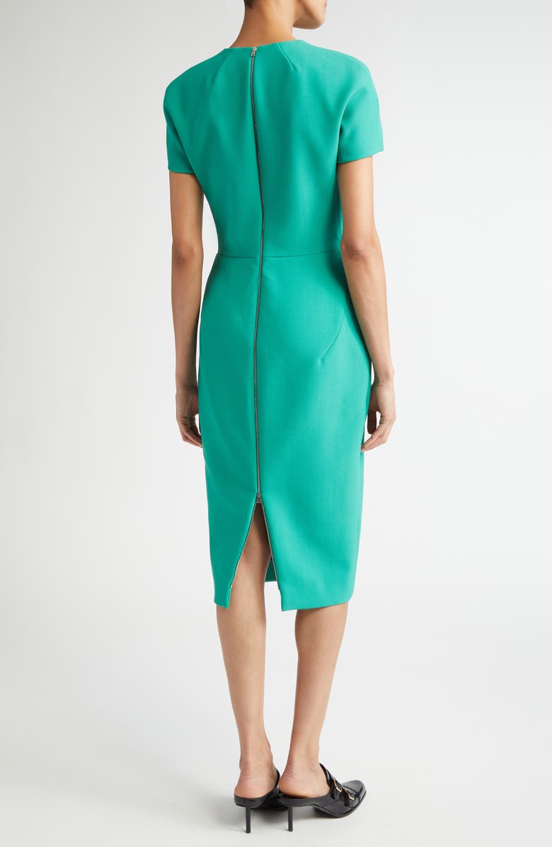 Victoria Beckham Stretch Crepe Sheath Dress, Alternate, color, 