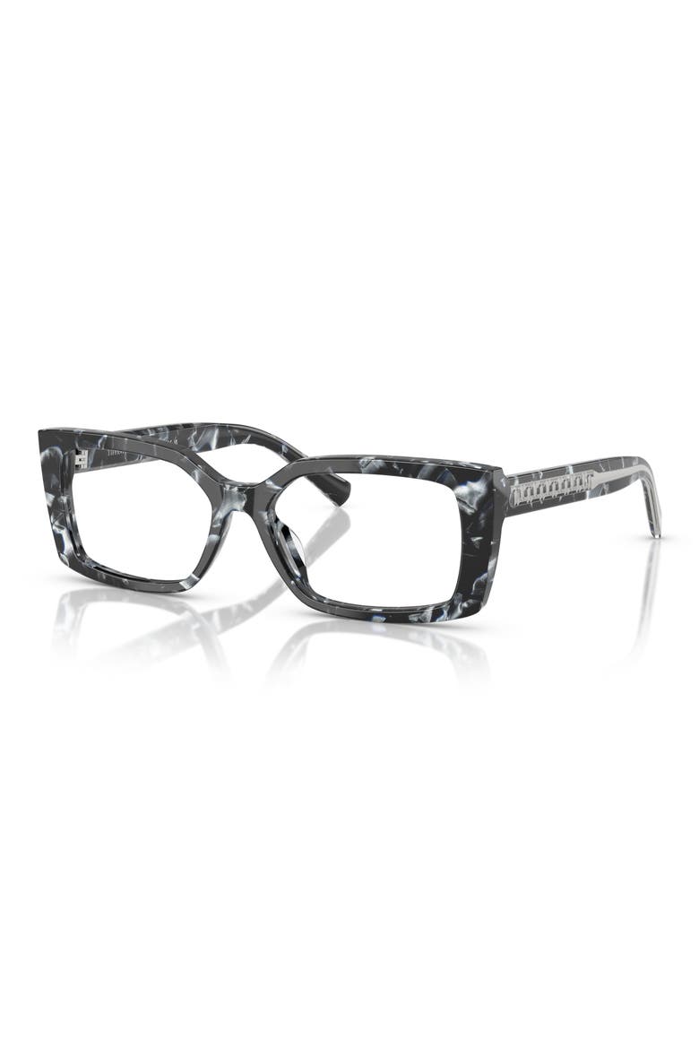 54mm Rectangular Optical Glasses, Alternate, color, HAVANA MADREPERLA / DEMO LENS
