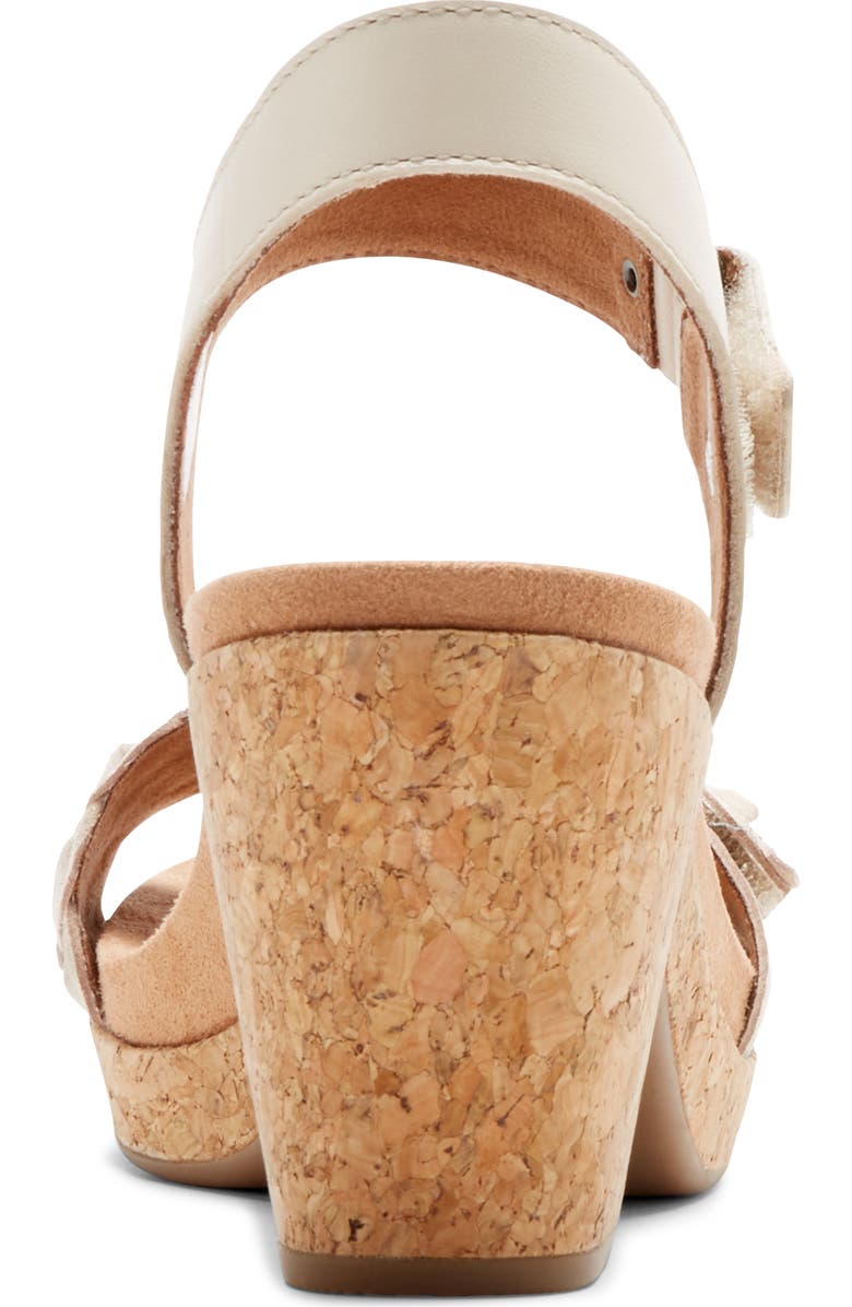 Rockport Cobb Hill Alleah Sandal, Alternate, color, Vanilla Leather