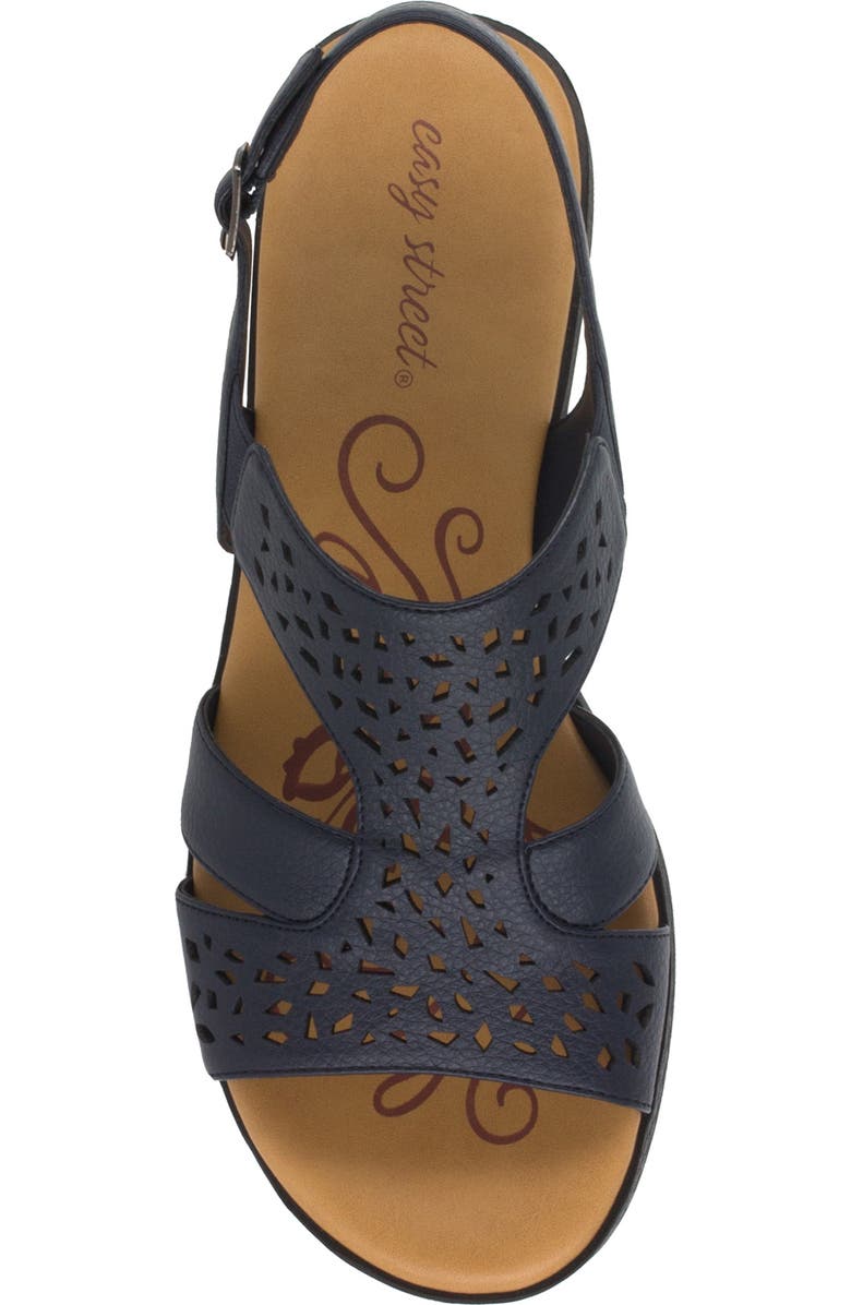 EASY STREET Bolt Sandal, Alternate, color, Navy