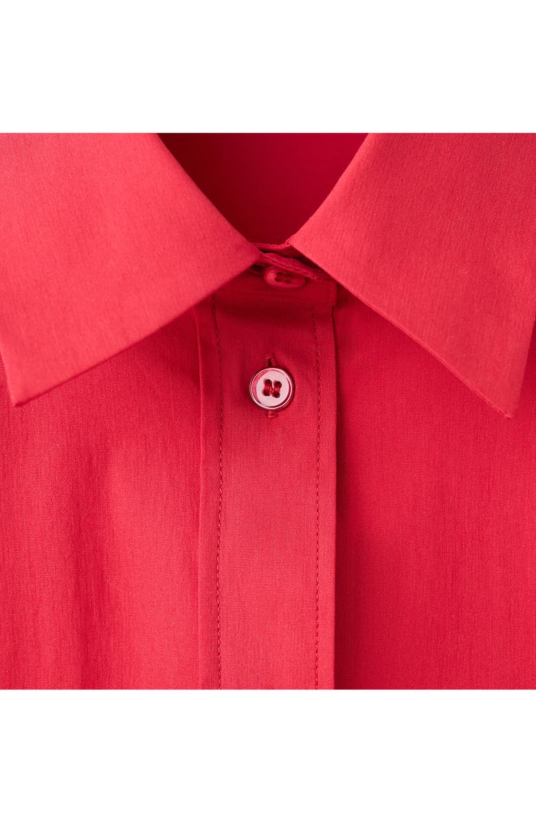 MANGO Starring Hailey Bieber Juanes Button-Up Shirt, Alternate, color, Red