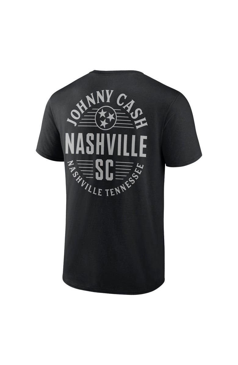 FANATICS Men's Fanatics Branded Black Nashville SC Johnny Cash Oval T-Shirt, Alternate, color, Black