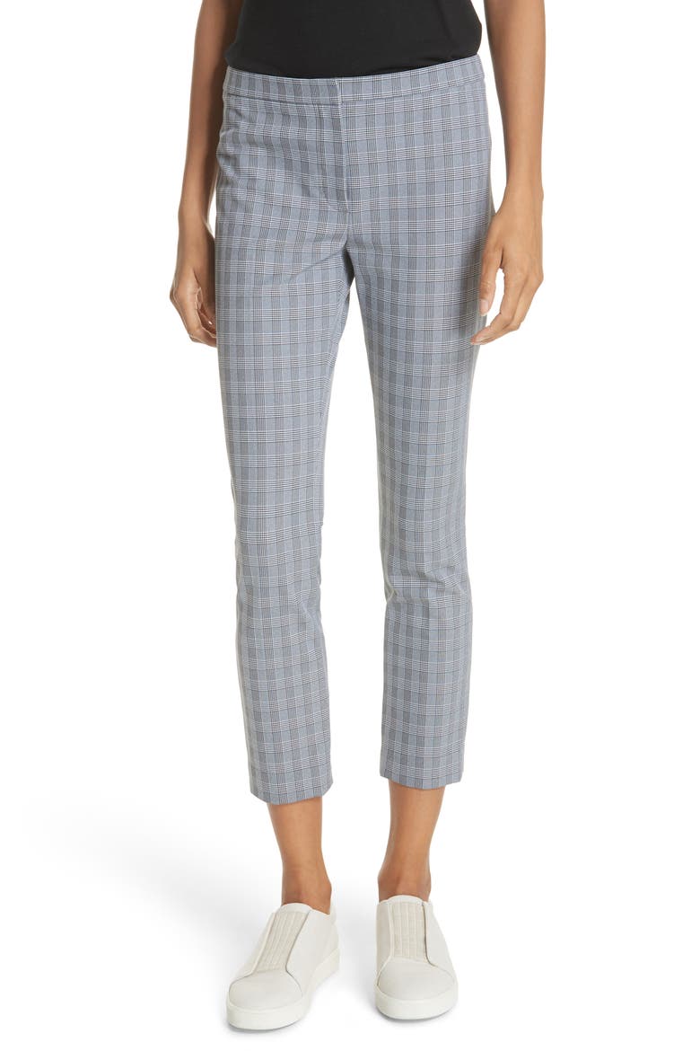 Classic Check Skinny Pants, Main, color, BLACK/ WHITE