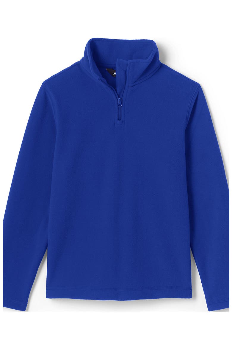 School Uniform Kids Lightweight Fleece Quarter Zip Pullover, Alternate, color, Cobalt
