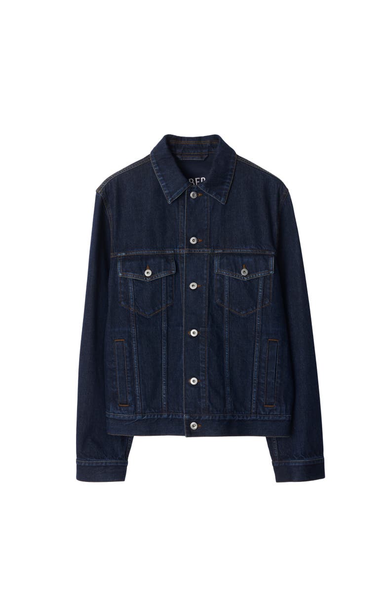 Burberry Denim Jacket, Alternate, color, 