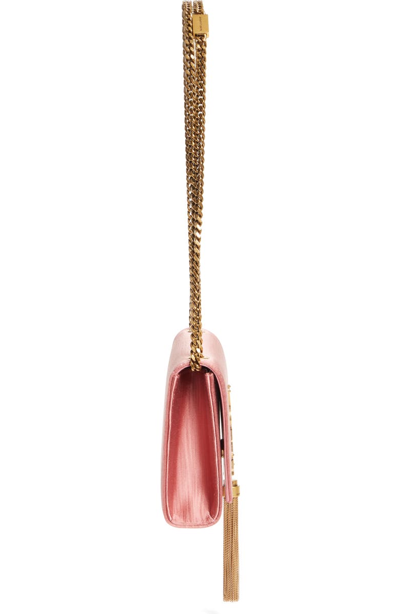 Saint Laurent Small Kate Satin Shoulder Bag, Alternate, color,