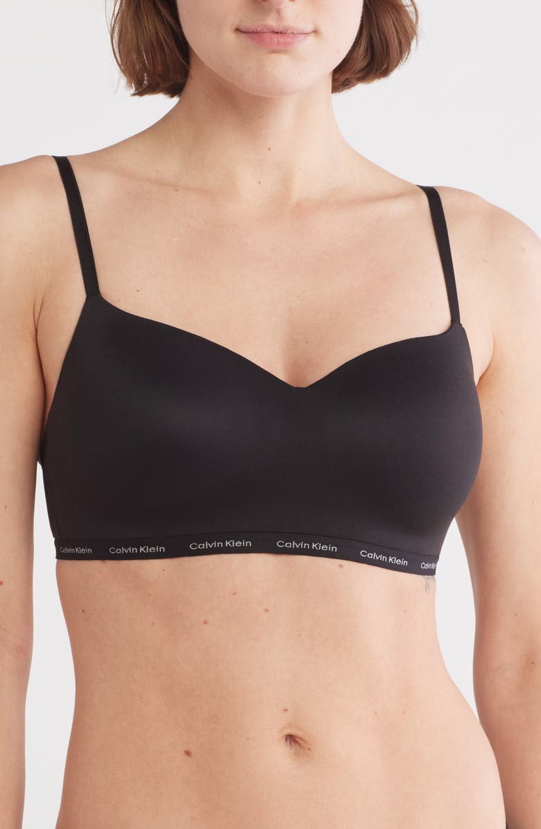 Calvin Klein Luxe Wireless Bra, Main, color, 