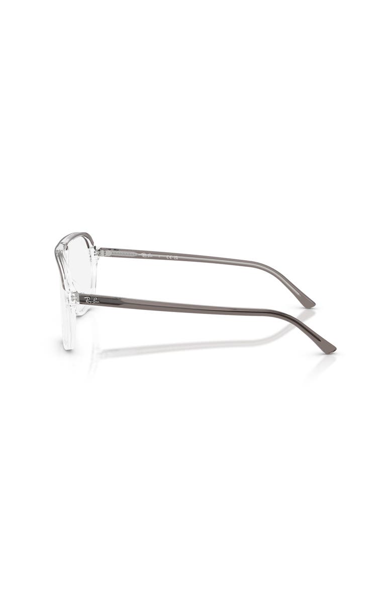 Ray-Ban 56mm Square optical glasses, Alternate, color, Grey