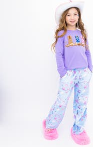 Preppy Goose Plush Wild West loungewear pant