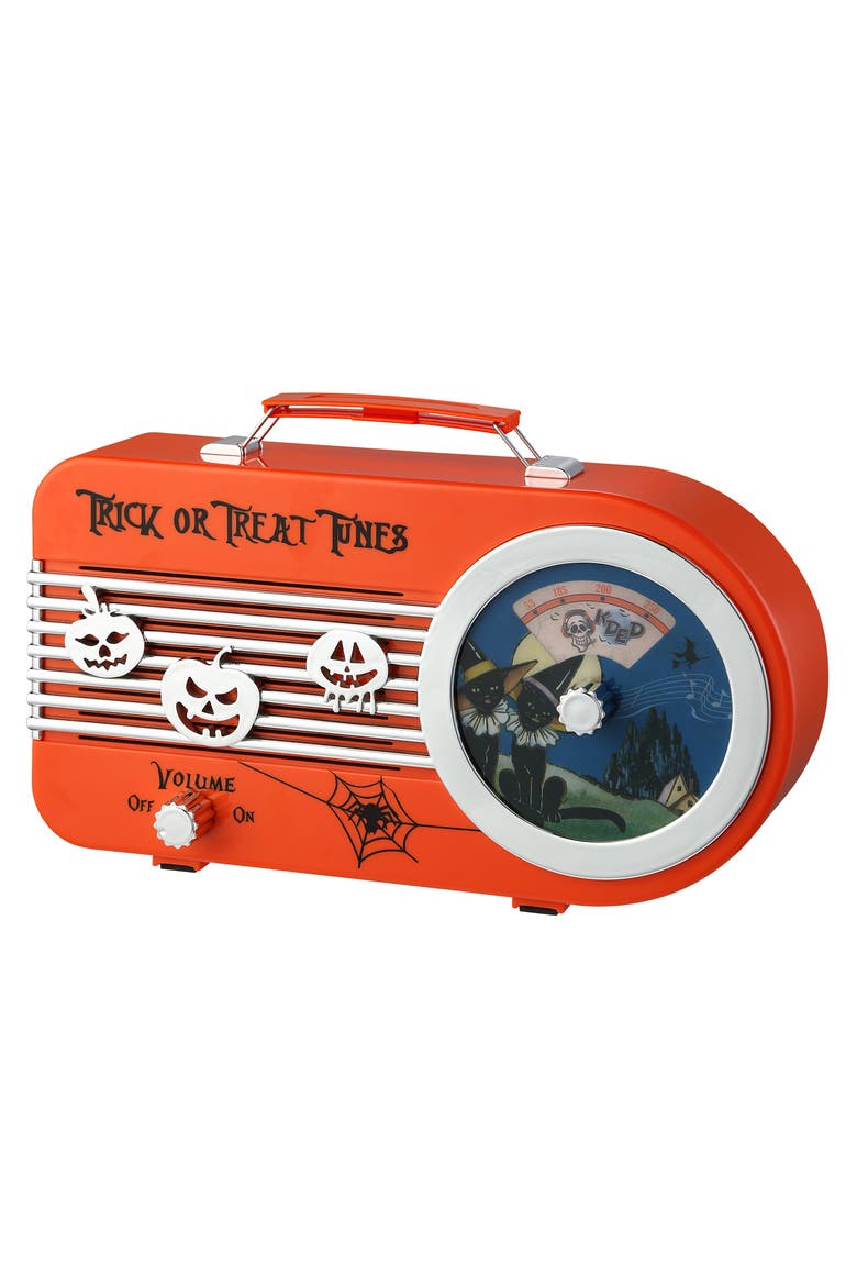 10 in. Trick or Treat Orange Radio, Main, color, Orange