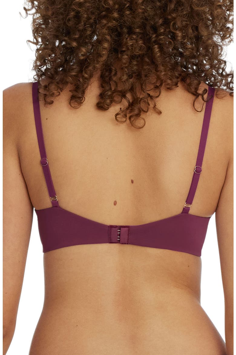 Minx Underwire Balconette Bra, Alternate, color, GRAPPA/RED