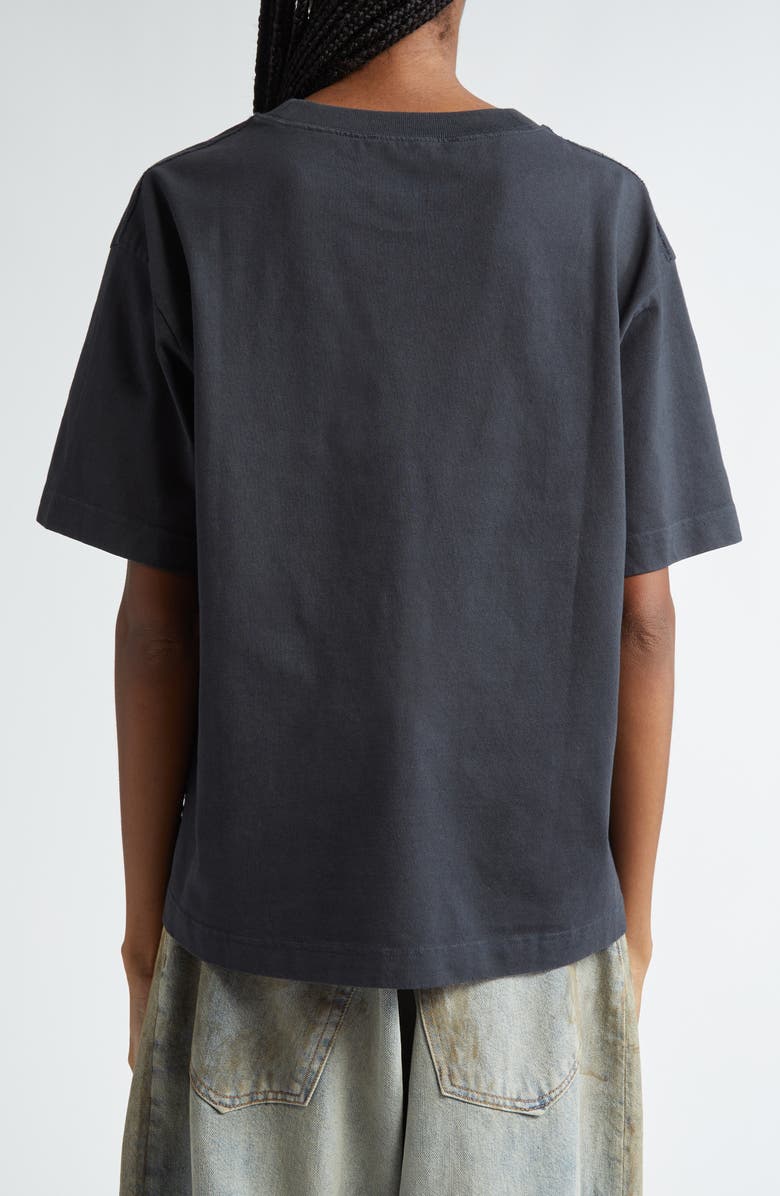 Acne Studios Edie U Stamp Logo Organic Cotton T-Shirt, Alternate, color,