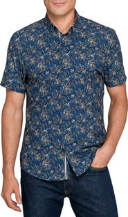 Brooklyn Brigade Abstract Woven Short Sleeve Basic