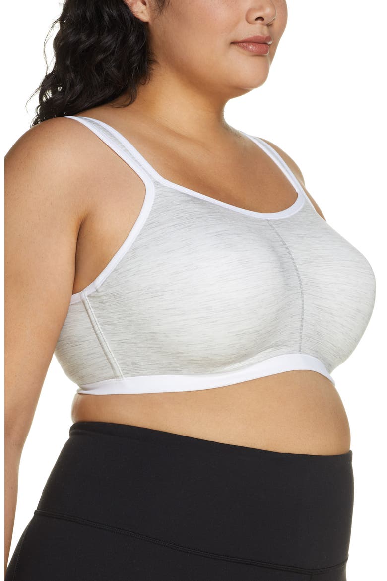 Yogi Convertible Sports Bra, Alternate, color, FEATHER GR