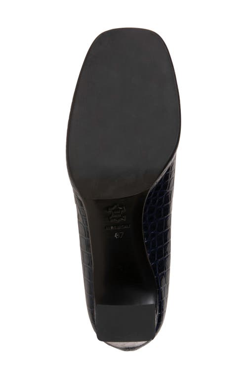 Beautiisoles Cristina Platform Pump In Navy