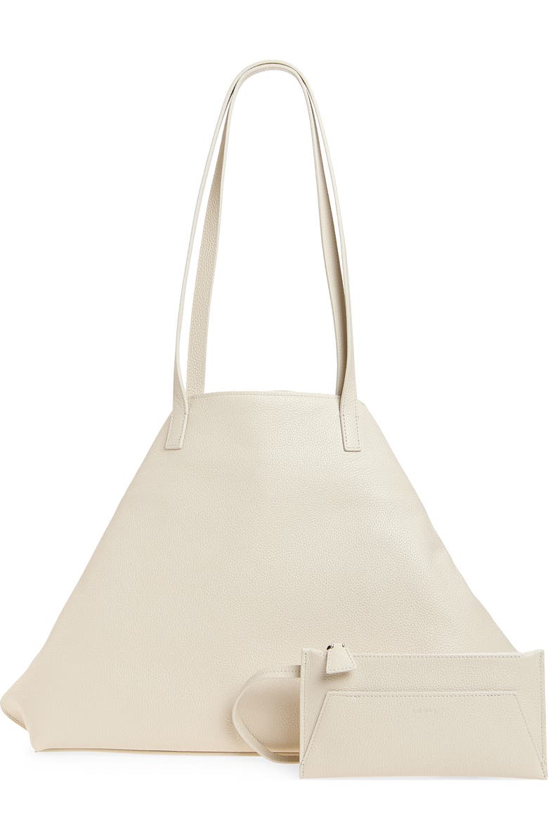 Akris Medium AI Calfskin Leather Tote, Alternate, color,