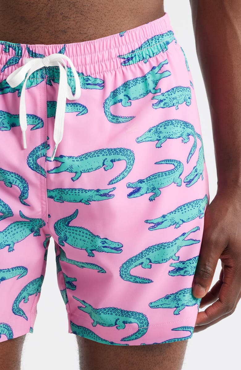 Chubbies The Glades Lined 5.5-Inch Swim Trunks, Alternate, color, Pink