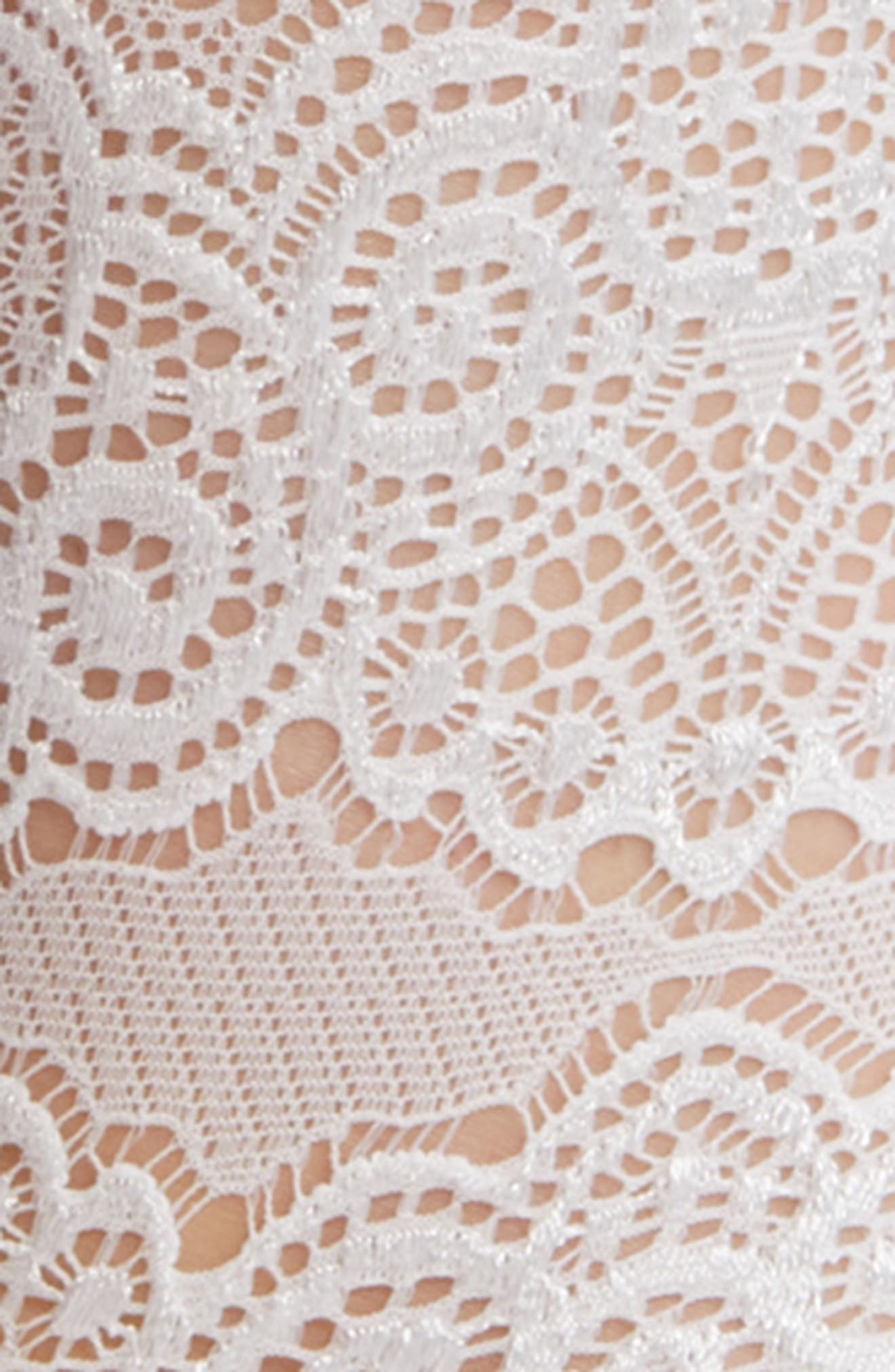 Scalloped Lace Crew Socks - image 4