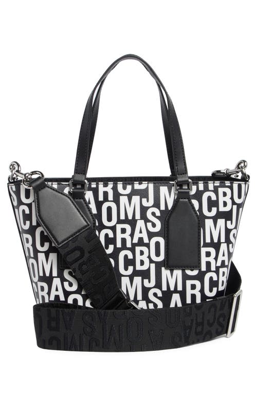 Marc Jacobs Jumbled Logo Small Tote Bag In Multi