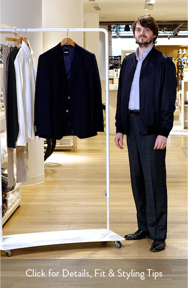 Huston Slim Fit Virgin Wool Sport Coat, sales video thumbnail