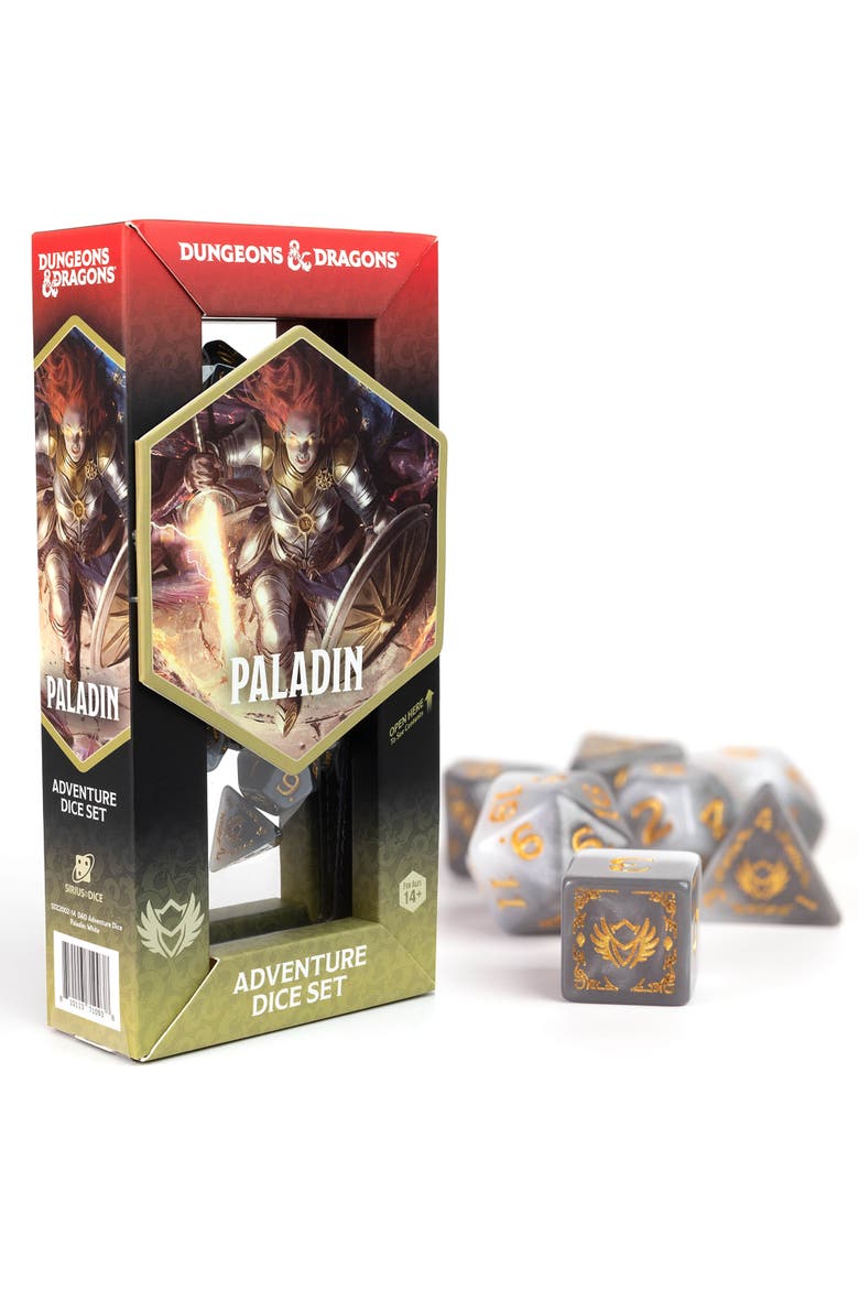 Adventure Dice Paladin 14 Piece Die Set, Main, color, Multicolored