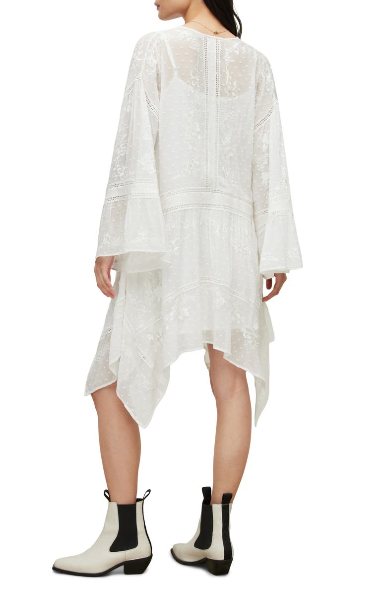 AllSaints Dawn Embroidered Dress, Alternate, color, 