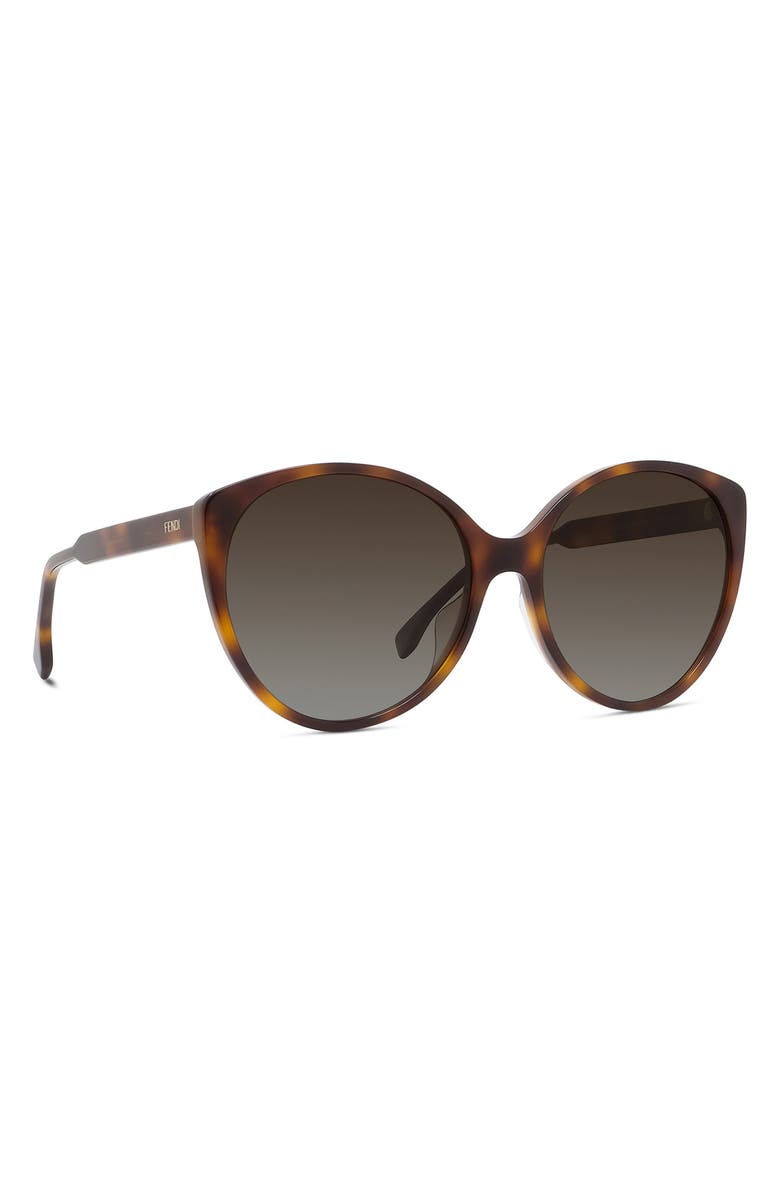 Fendi 'Fendi Fine 59mm Round Sunglasses, Alternate, color, 