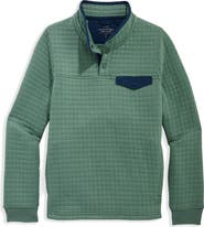 vineyard vines Kids' Navigator Quilted Quarter Snap Pullover