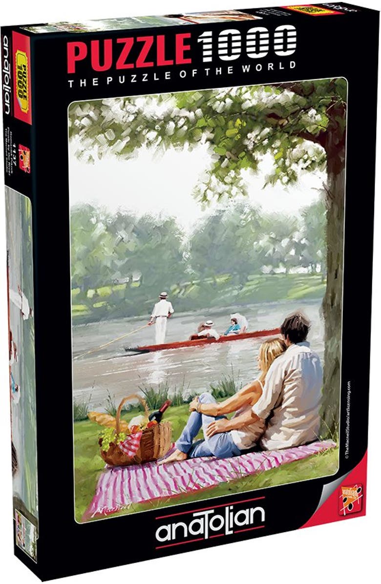 Anatolian Picnic by the River 1000 piece Jigsaw Puzzle for Adults, Alternate, color, Multicolor