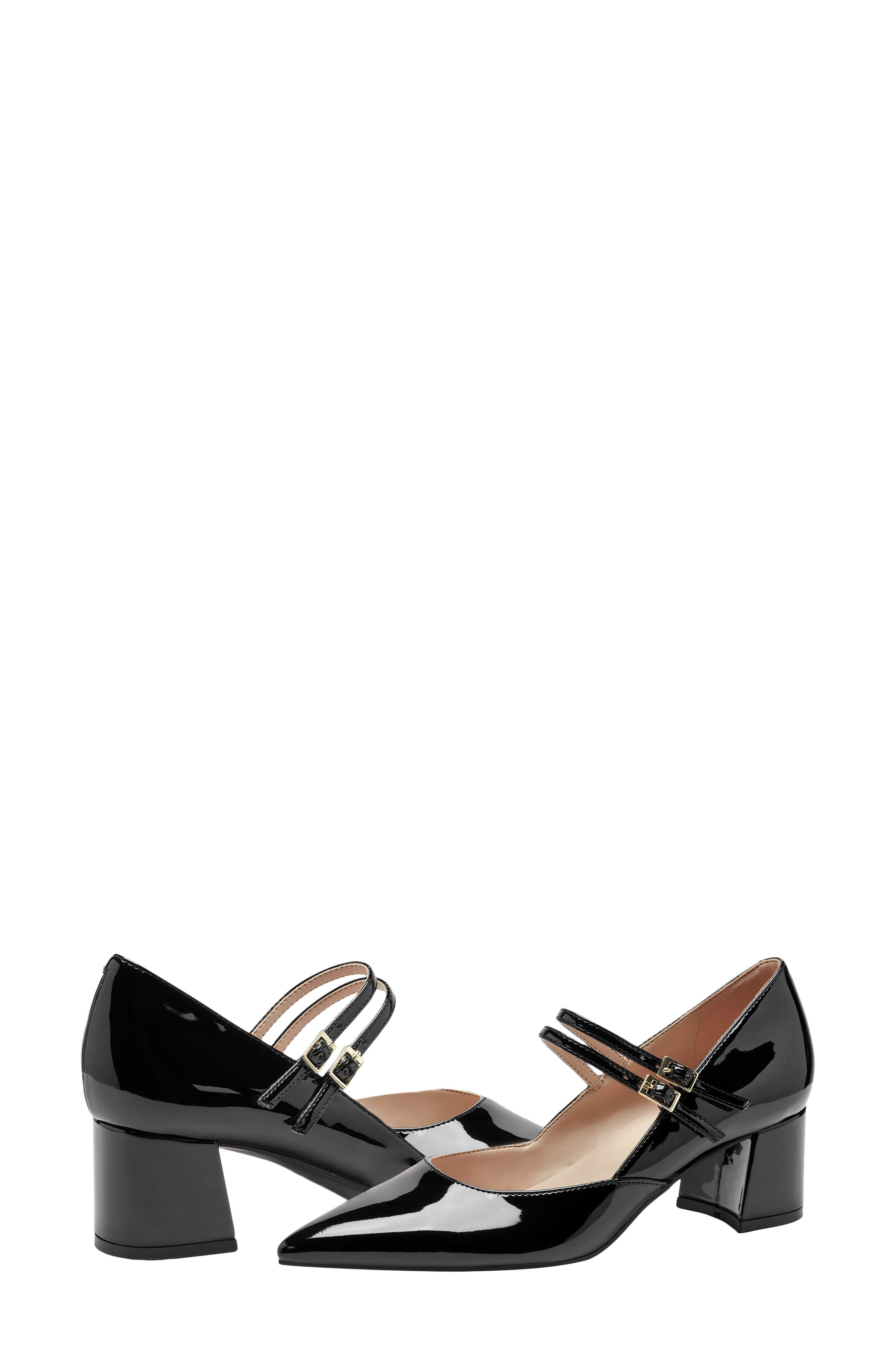 Bandolino Smith Pointed Toe Mary Jane Pump, Alternate, color, Black