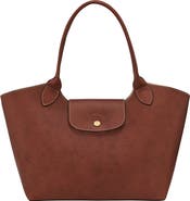 Longchamp Épure Leather Shoulder Tote