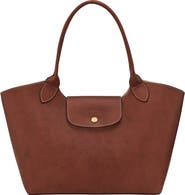 Longchamp Épure Leather Shoulder Tote