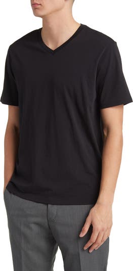 Black Knit Cotton Blend Camp Shirt