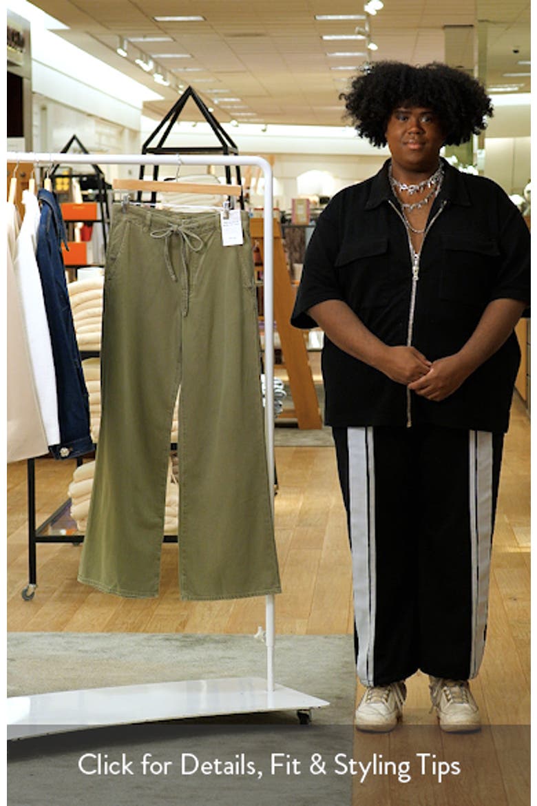 The Ultimate Wide Leg Drawstring Airy Denim Pants video
