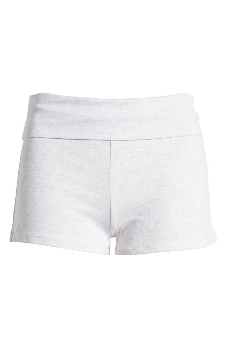 EDIKTED I Love Me Foldover Shorts, Alternate, color,