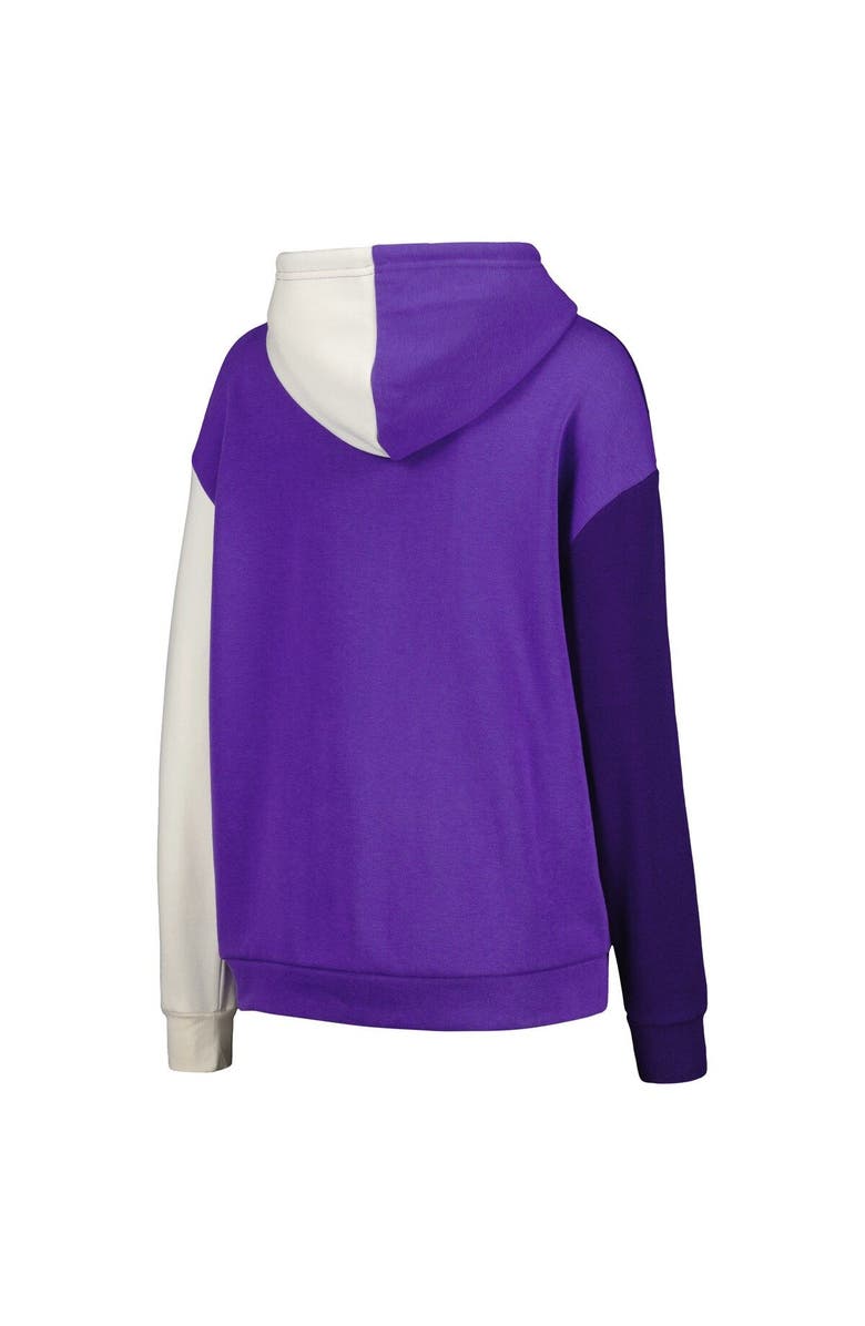 GAMEDAY COUTURE Women's Gameday Couture Purple LSU Tigers Hall of Fame Colorblock Pullover Hoodie, Alternate, color, Purple